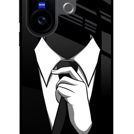 Black Tie Vivo X200 FE Glass Case