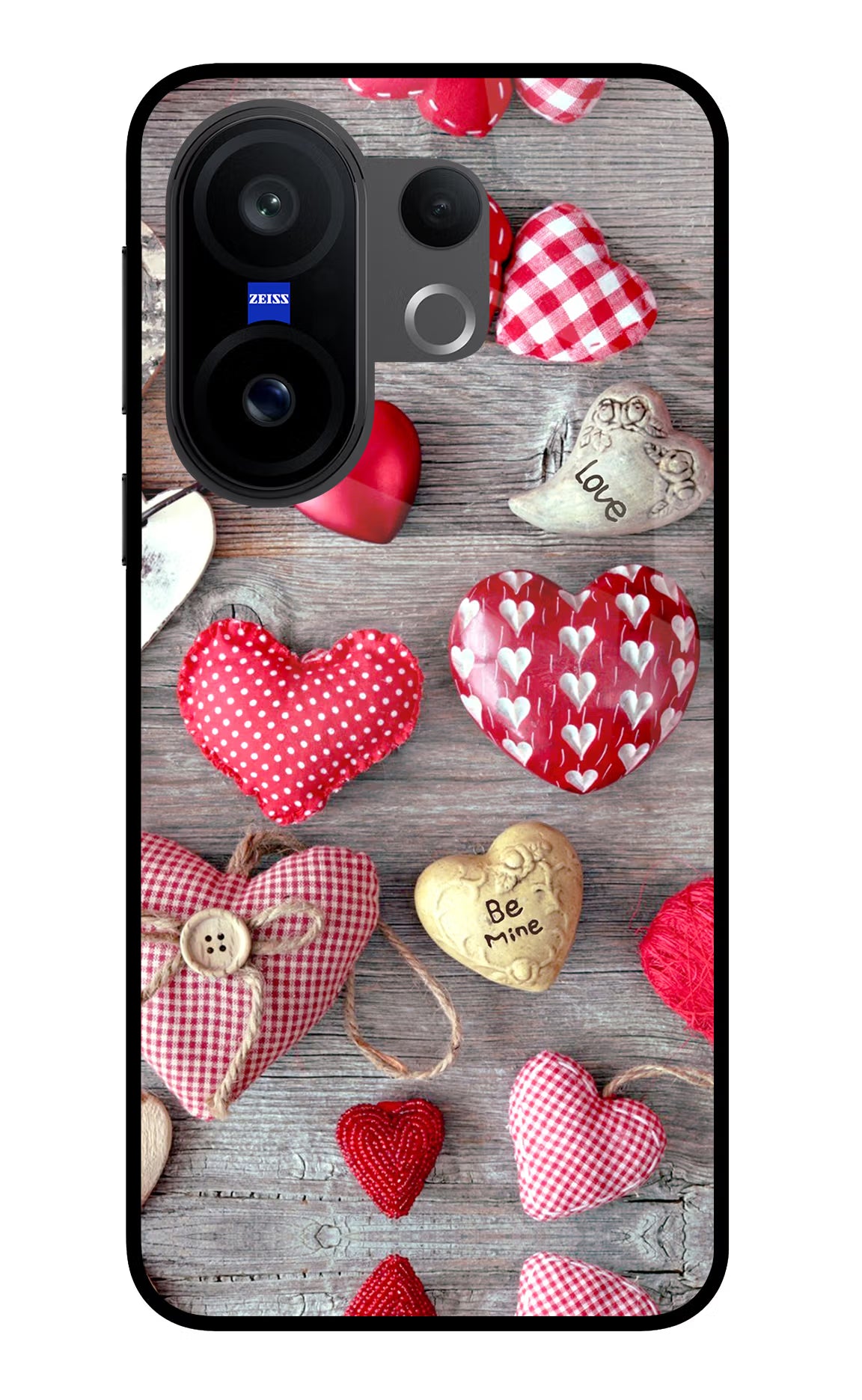 Love Wallpaper Vivo X200 FE Glass Case Back Cover by Casekaro