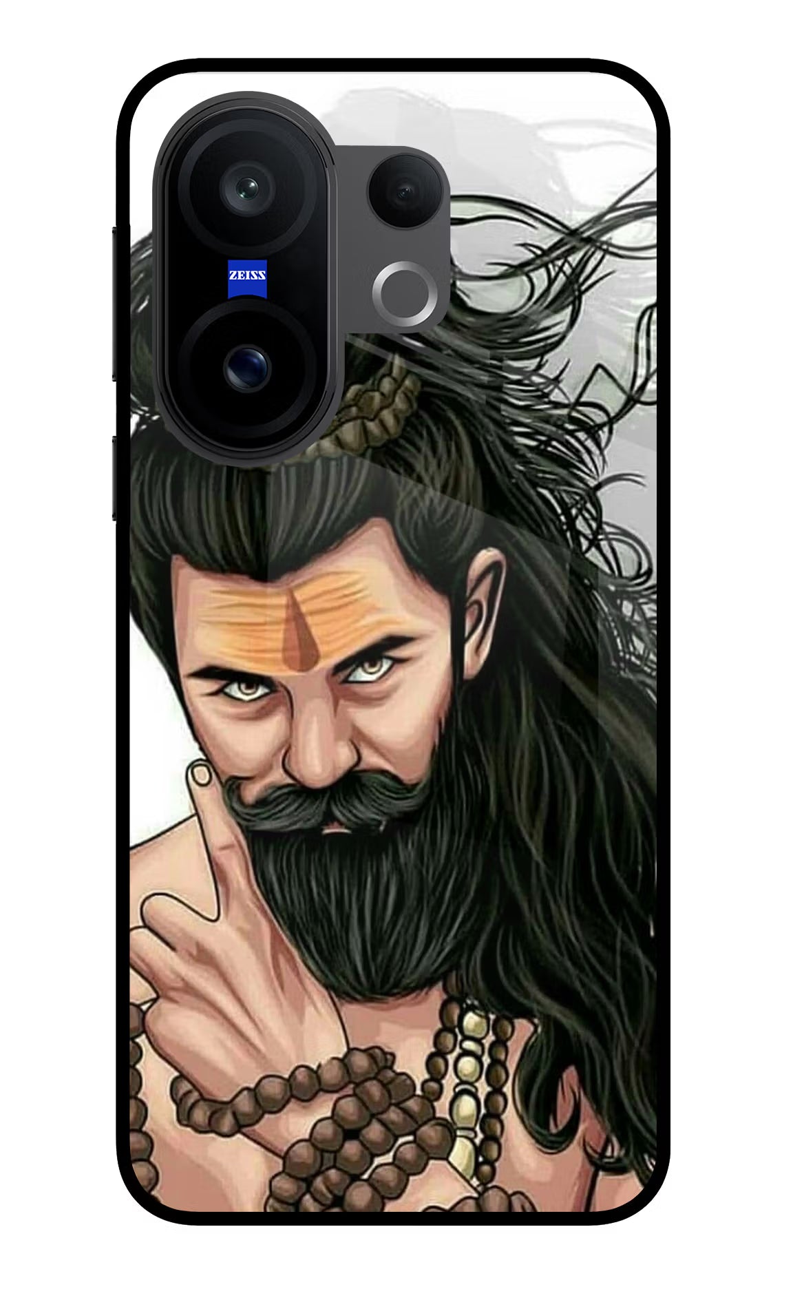 Mahadev Vivo X200 FE Glass Case Back Cover by Casekaro