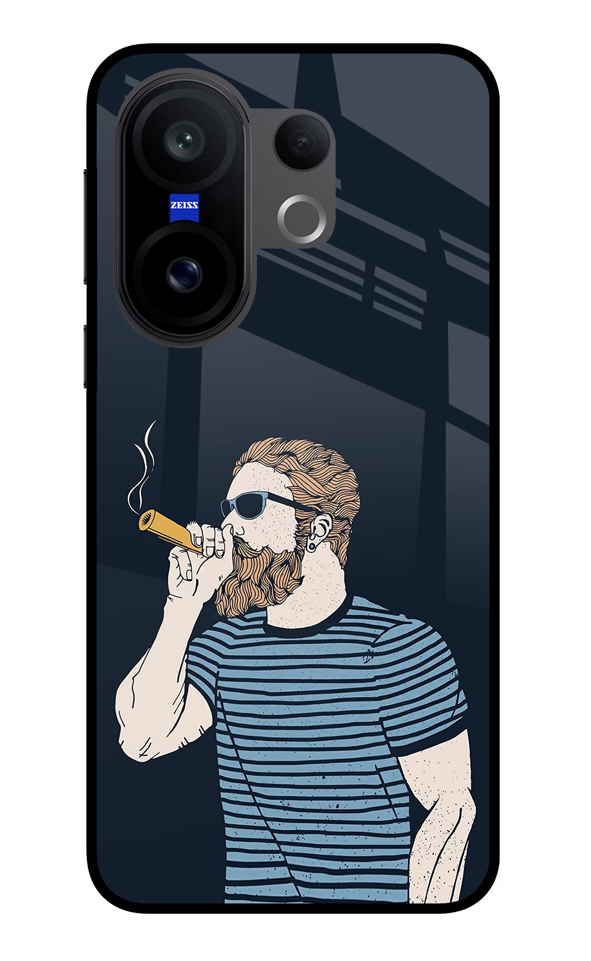 Smoking Vivo X200 FE Glass Case Back Cover by Casekaro