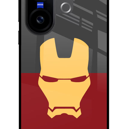 Ironman Vivo X200 FE Glass Case Back Cover by Casekaro