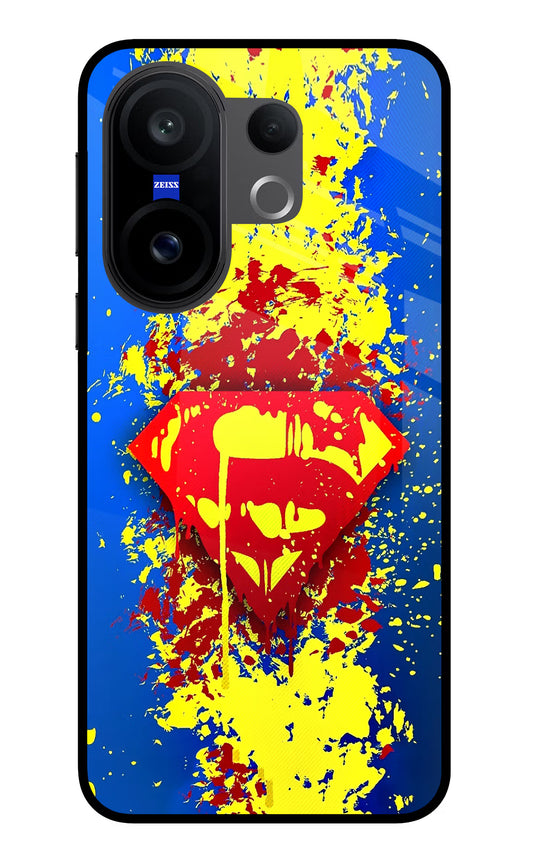 Superman logo Vivo X200 FE Glass Case