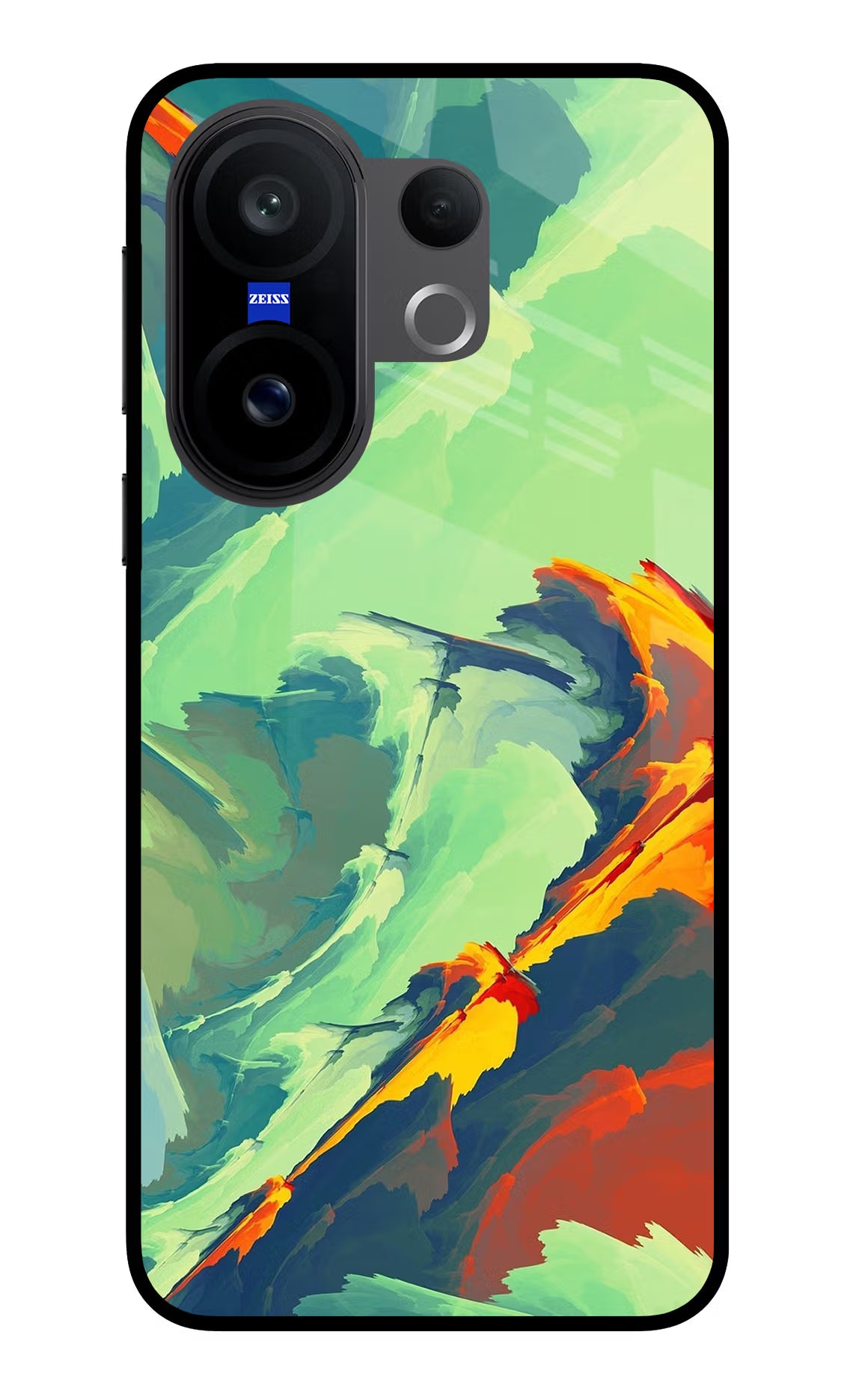 Paint Art Vivo X200 FE Glass Case