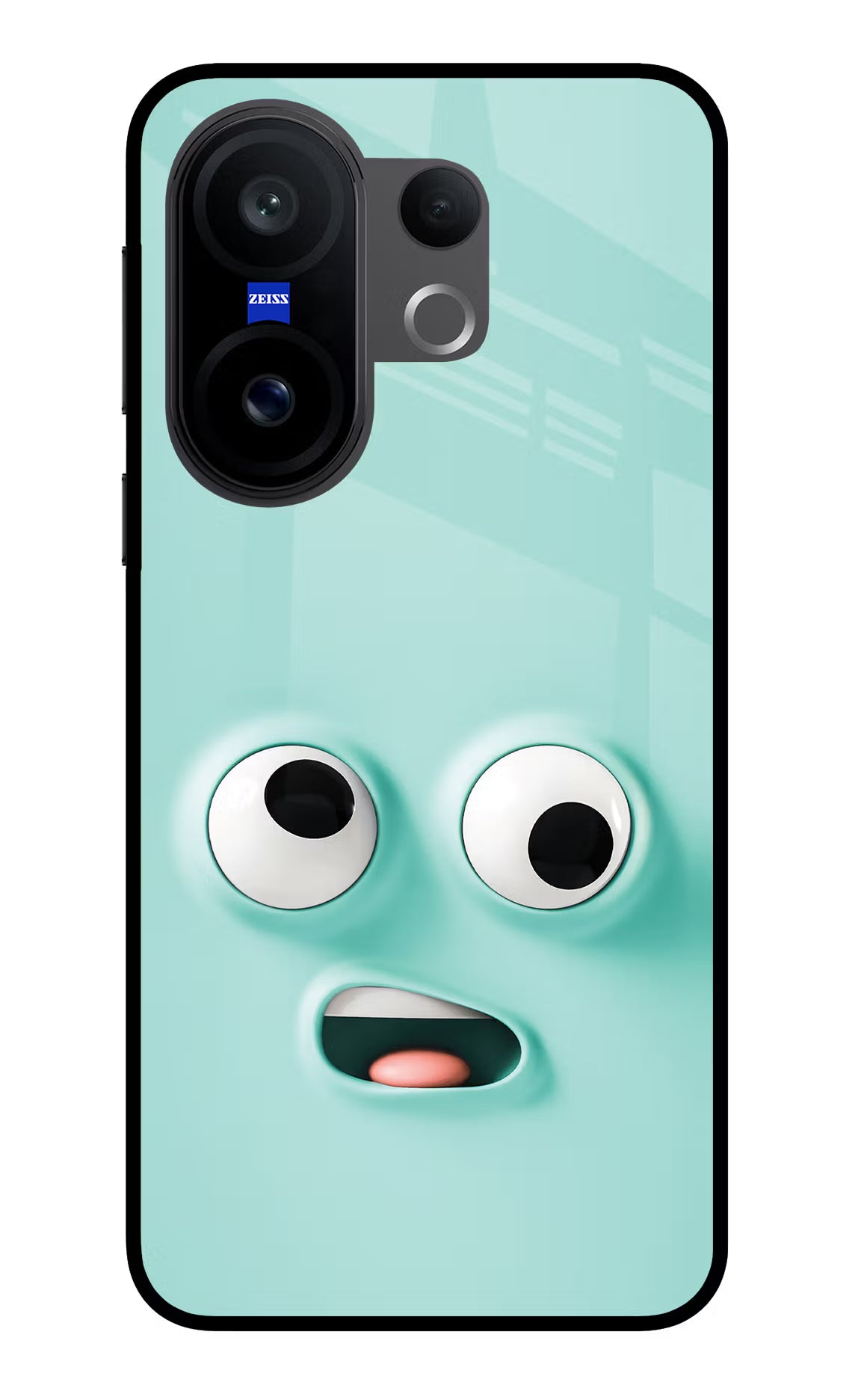 Funny Cartoon Vivo X200 FE Glass Case Back Cover by Casekaro