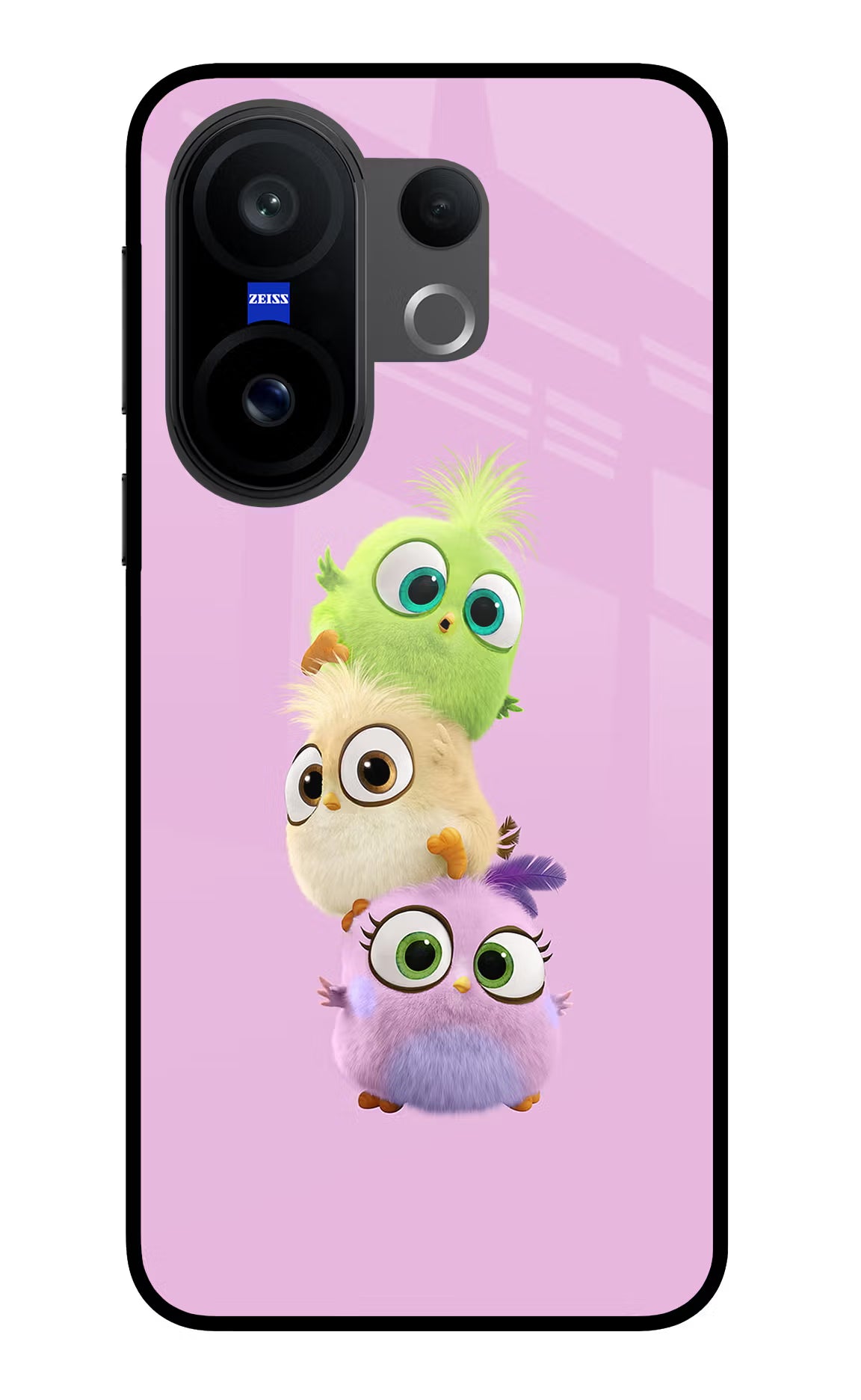 Cute Little Birds Vivo X200 FE Glass Case