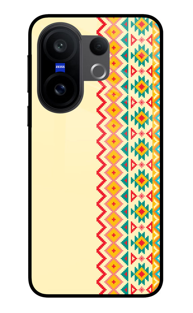 Ethnic Seamless Vivo X200 FE Glass Case