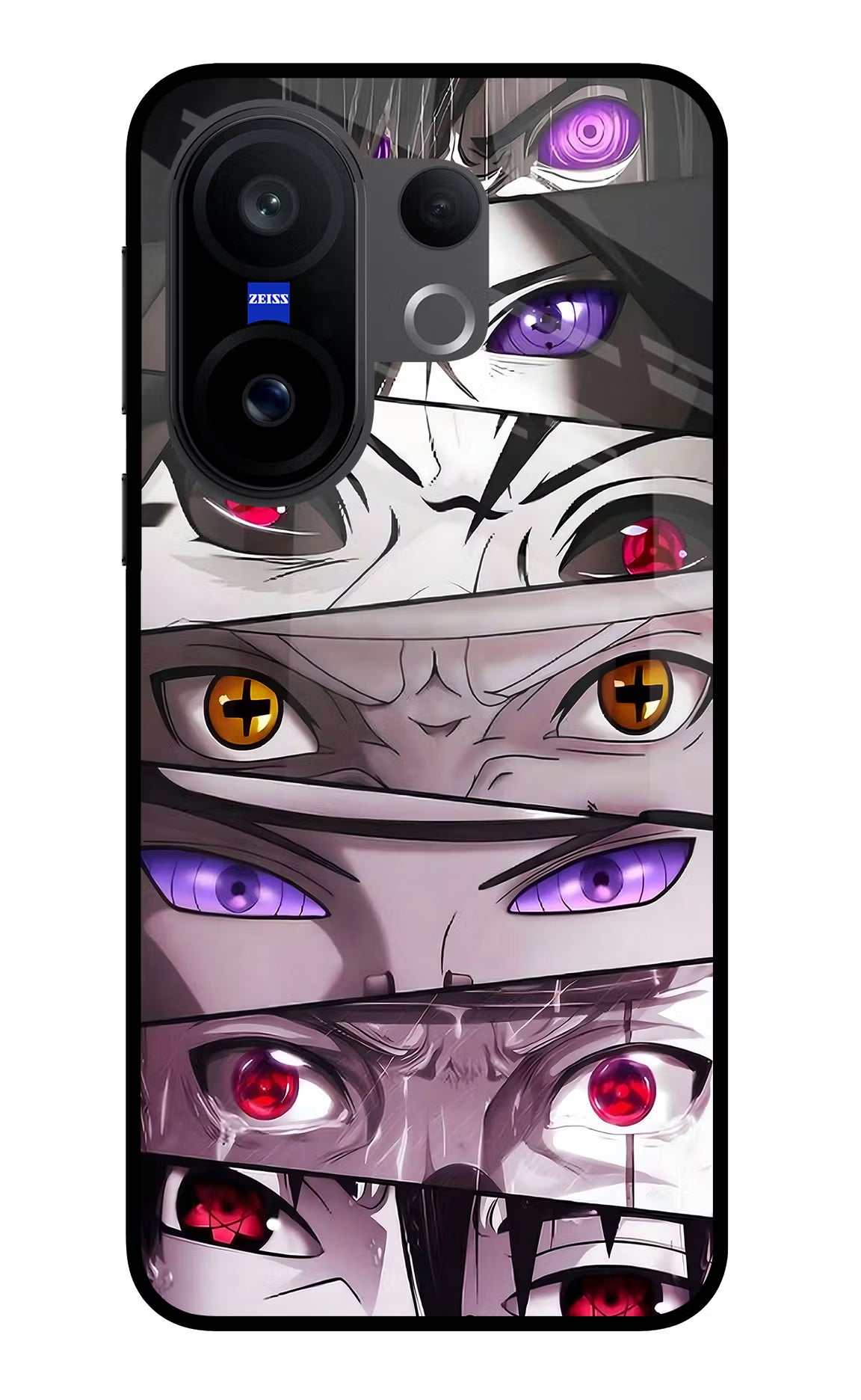 Naruto Anime Vivo X200 FE Glass Case Back Cover by Casekaro