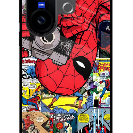 Spider Man Vivo X200 FE Glass Case