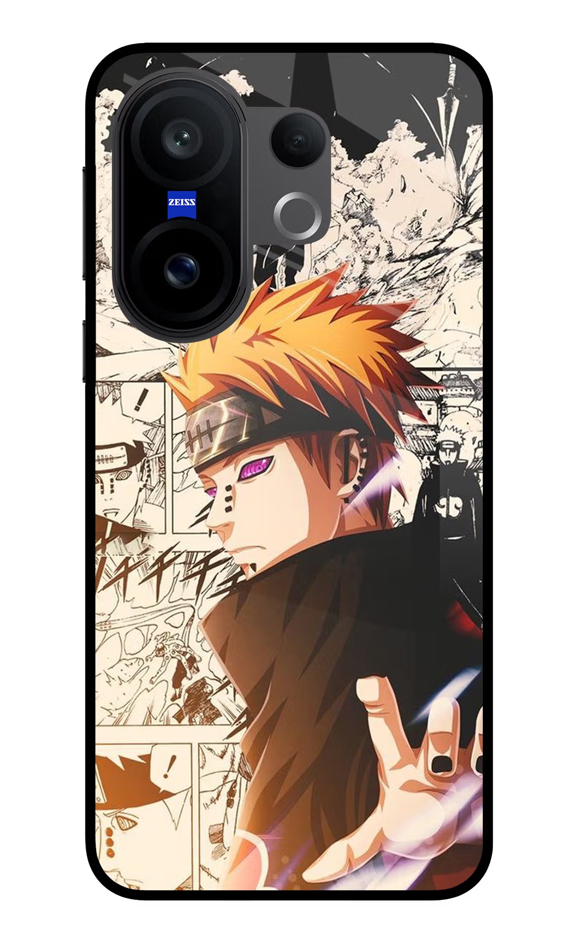 Pain Anime Vivo X200 FE Glass Case