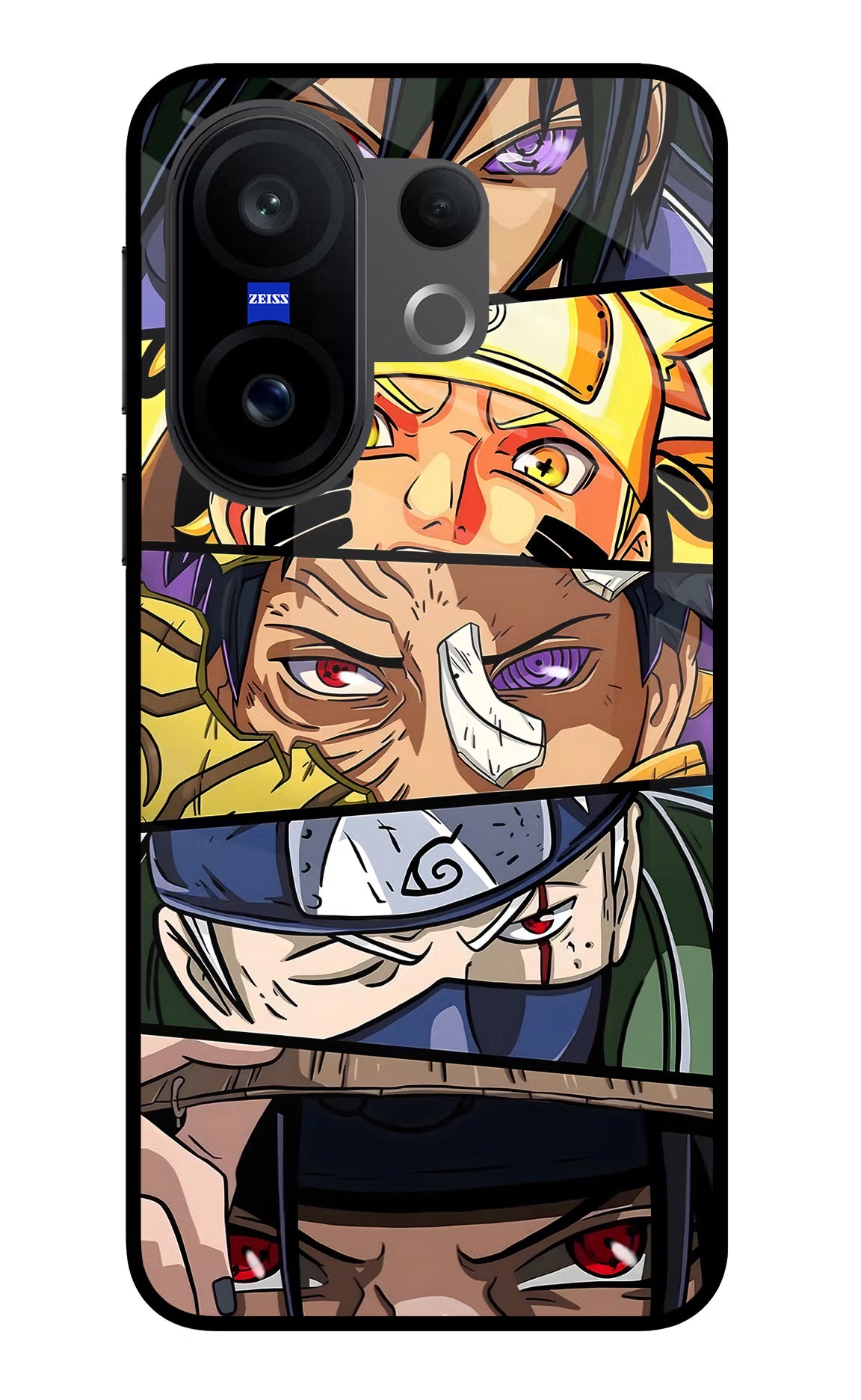 Naruto Character Vivo X200 FE Glass Case