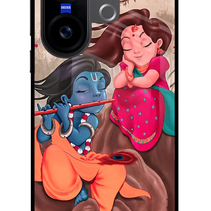 Radhe Krishna Vivo X200 FE Glass Case