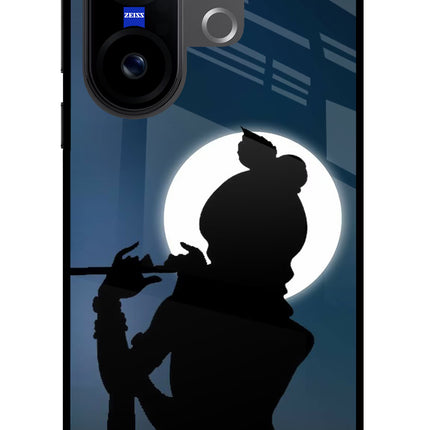 Shri Krishna Silhouette Vivo X200 FE Glass Case