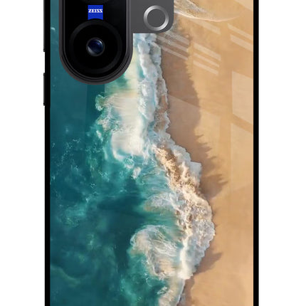 Ocean Beach Vivo X200 FE Glass Case