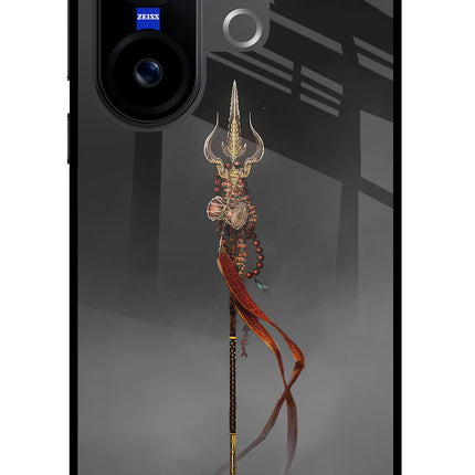 Shiv Trishul Vivo X200 FE Glass Case