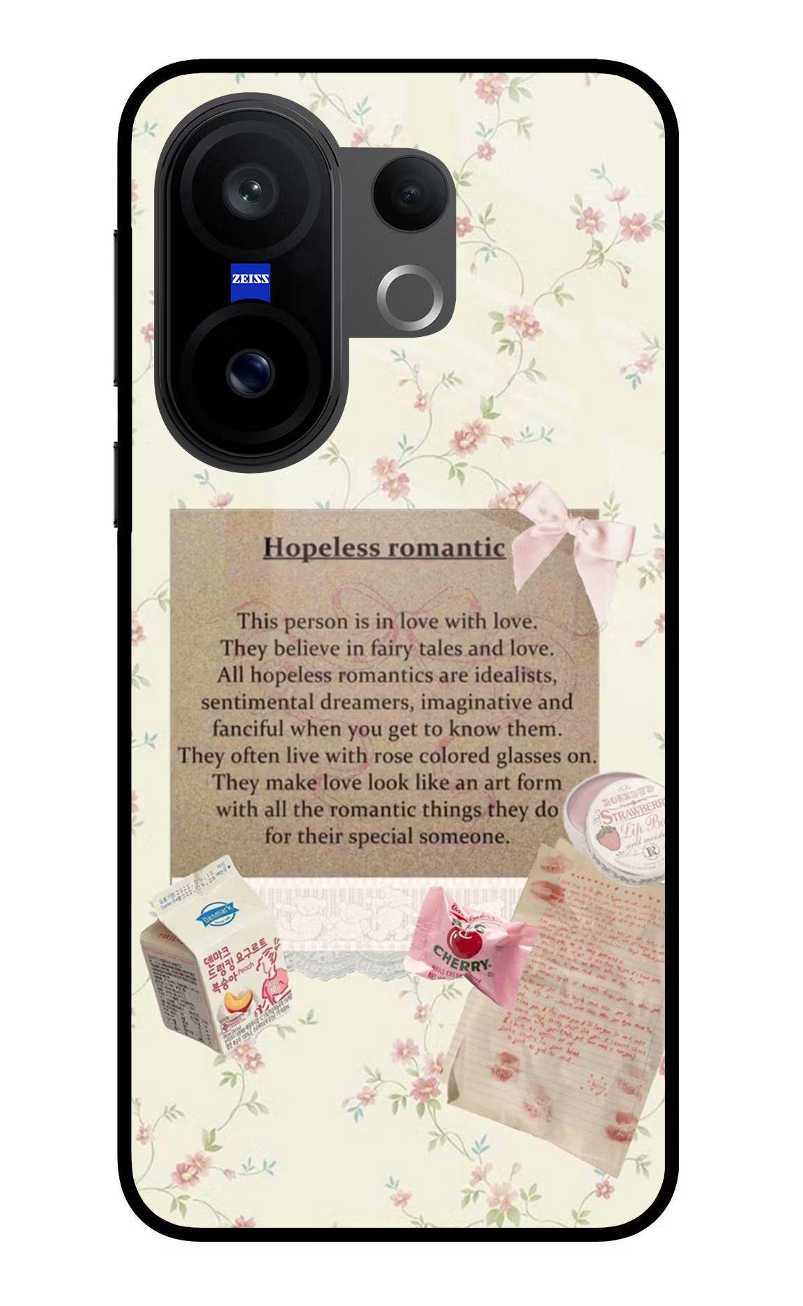 Hopeless Romantic Vivo X200 FE Glass Case