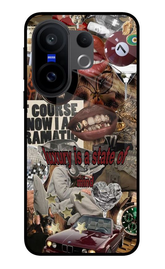 Luxury Vivo X200 FE Glass Case