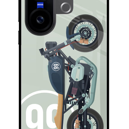 Classic Cafe Racer 99 Vivo X200 FE Glass Case