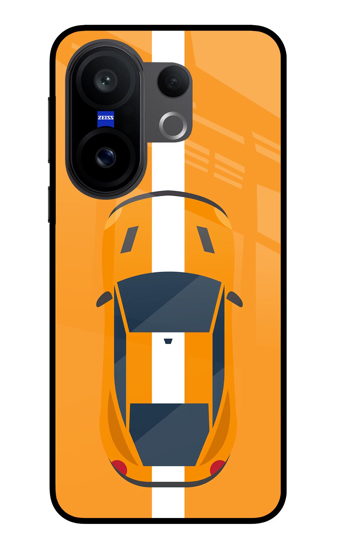 Highway Pursuit Vivo X200 FE Glass Case Back Cover by Casekaro