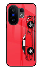 Red Velocity Vivo X200 FE Glass Case