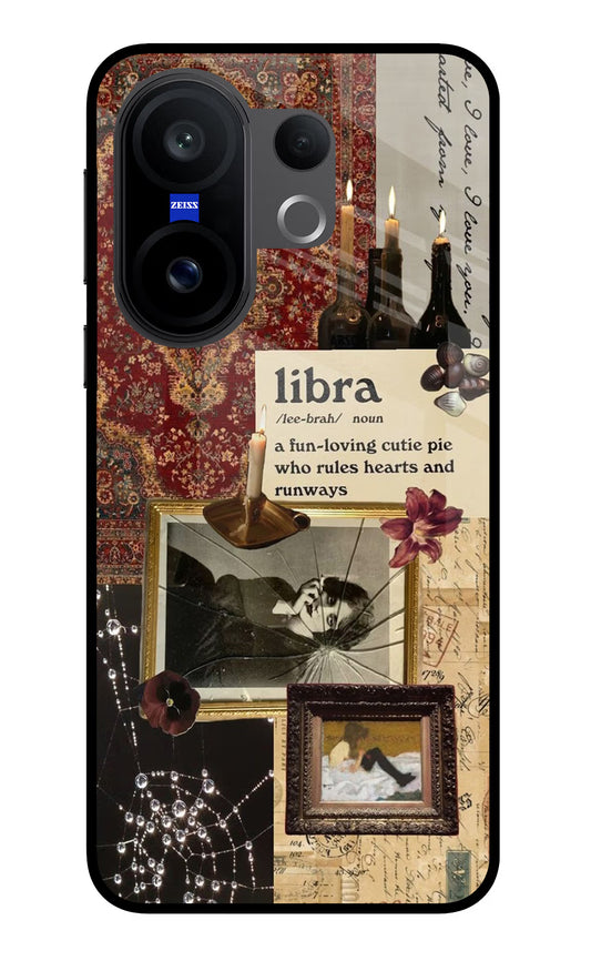 Libra Zodiac Vivo X200 FE Glass Case