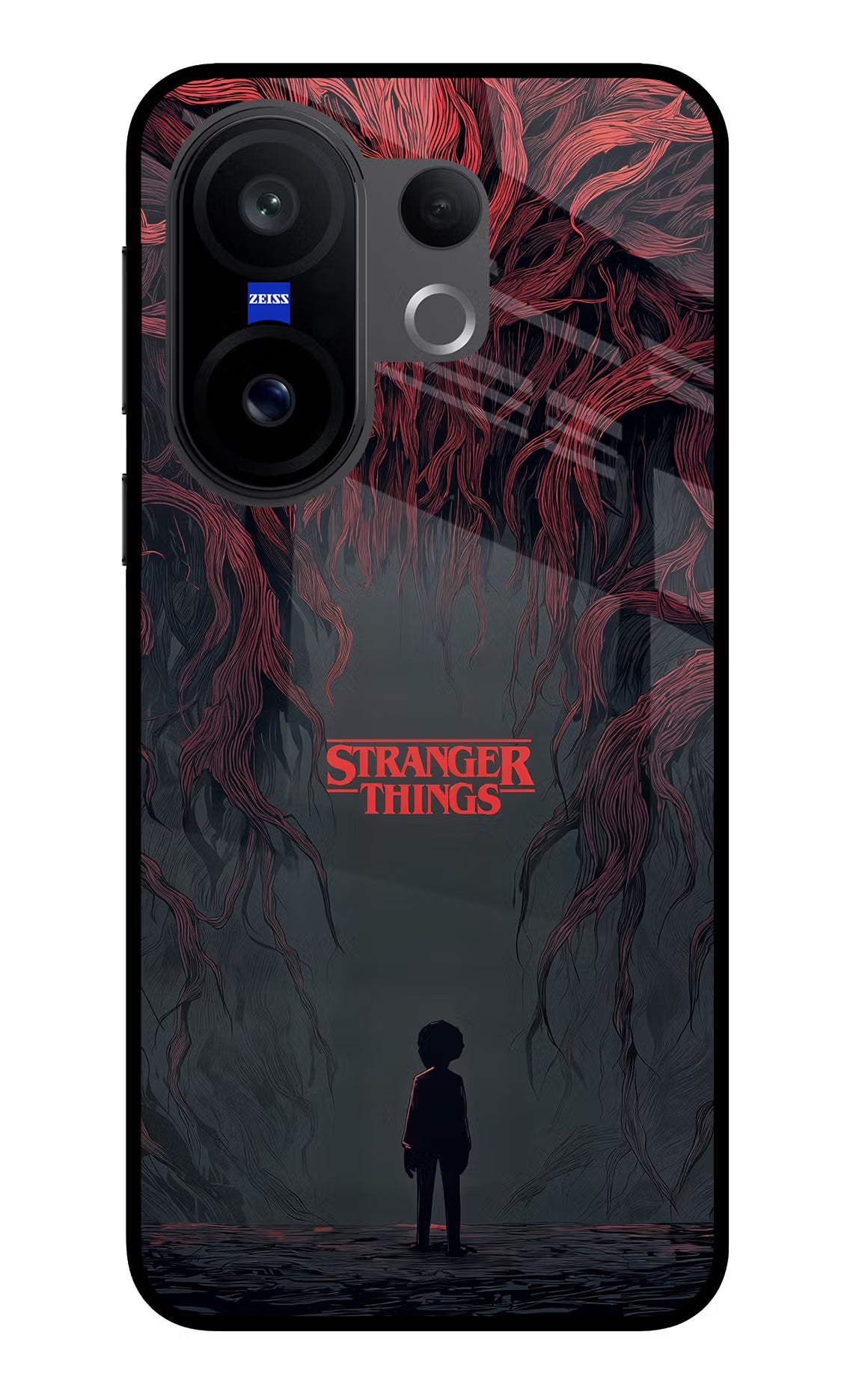 Ordinary Things Dark Side Vivo X200 FE Glass Case Back Cover by Casekaro