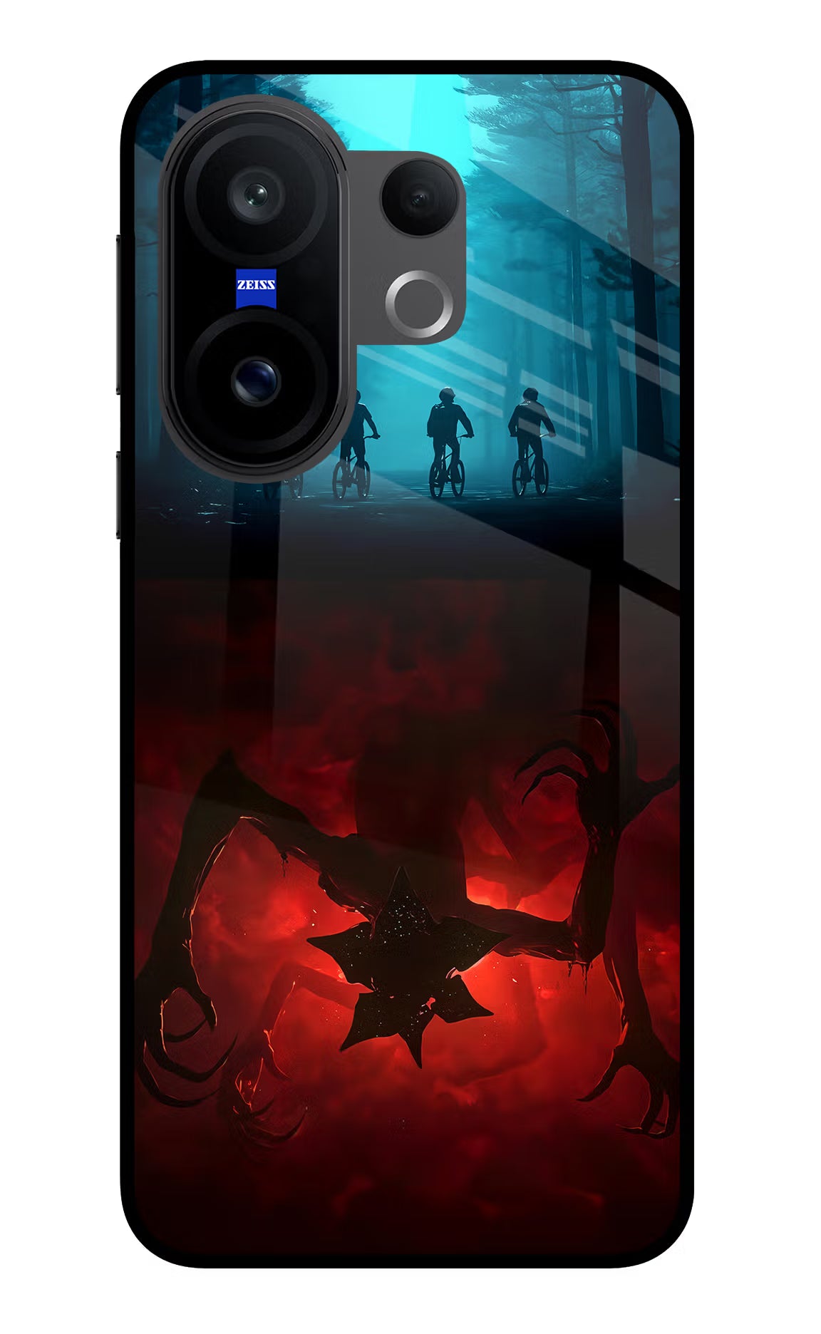 Ordinary Things Downside Up Vivo X200 FE Glass Case Back Cover by Casekaro