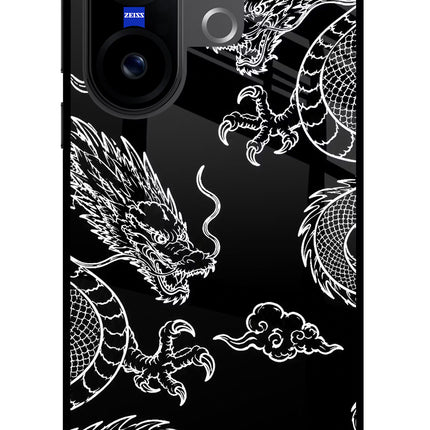 Twin Dragons Vivo X200 FE Glass Case