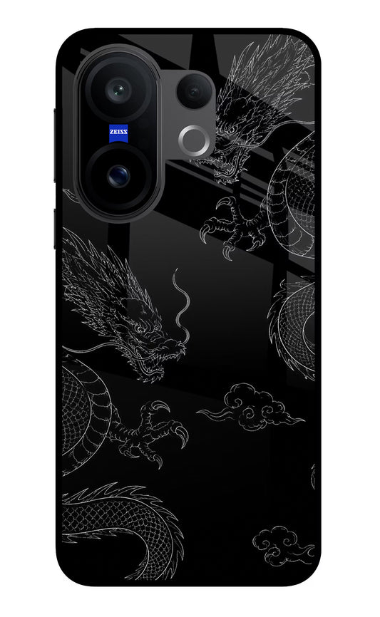 Twin Dragons Vivo X200 FE Glass Case