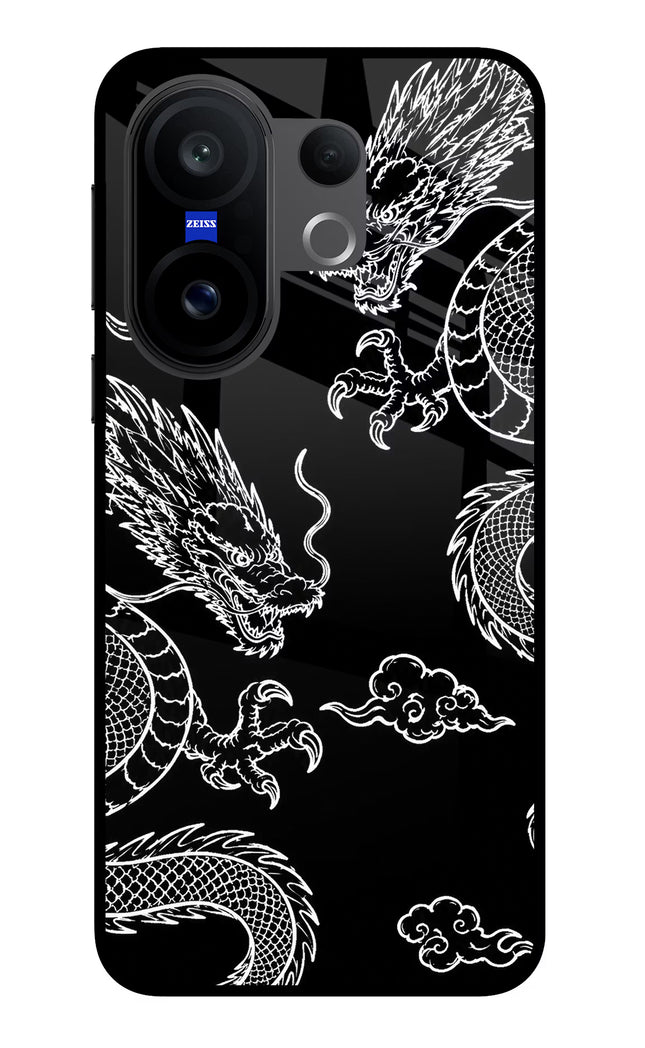 Twin Dragons Vivo X200 FE Glass Case