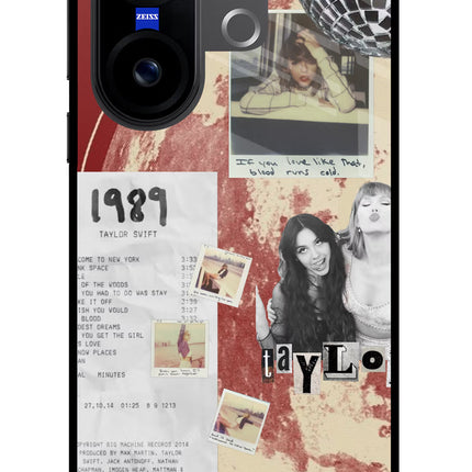 Taylor Swift Vivo X200 FE Glass Case