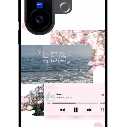 Wave to earth Vivo X200 FE Glass Case