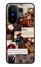 Zodiac Aries Vivo X200 FE Glass Case
