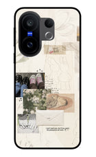 Soft Aesthetic Vivo X200 FE Glass Case
