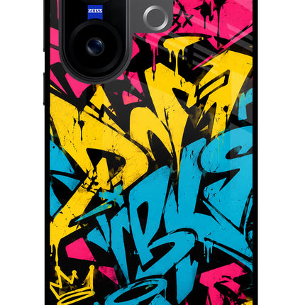 Graffiti Vibe Vivo X200 FE Glass Case