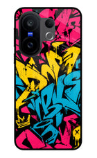 Graffiti Vibe Vivo X200 FE Glass Case