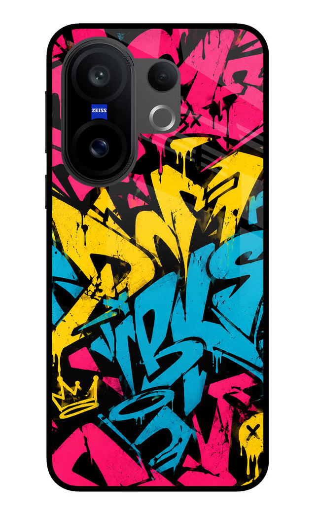 Graffiti Vibe Vivo X200 FE Glass Case