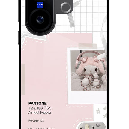 Pantone Asthetic Vivo X200 FE Glass Case