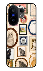 Mirror Cats Vivo X200 FE Glass Case