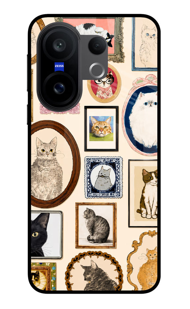 Mirror Cats Vivo X200 FE Glass Case