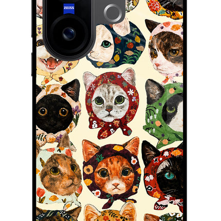 Cool Cat Vivo X200 FE Glass Case
