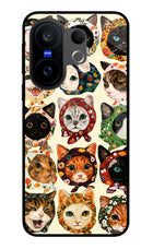 Cool Cat Vivo X200 FE Glass Case