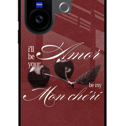 Velvet Cherry Vivo X200 FE Glass Case