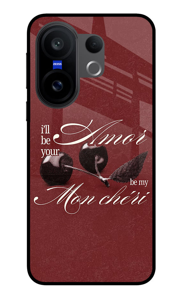 Velvet Cherry Vivo X200 FE Glass Case
