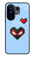Peter Heart Vivo X200 FE Glass Case