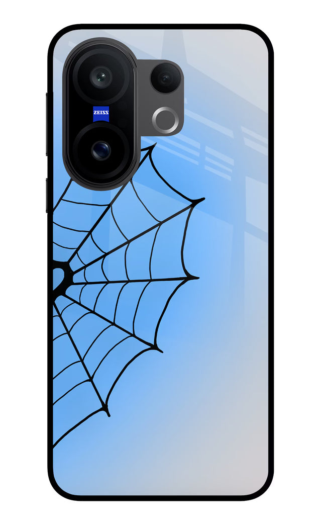 Blue Web Vivo X200 FE Glass Case