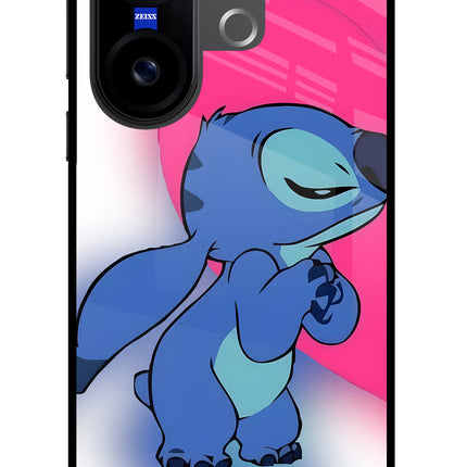 Stitch Hug Vivo X200 FE Glass Case