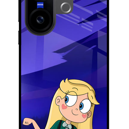 Star Glow Vivo X200 FE Glass Case