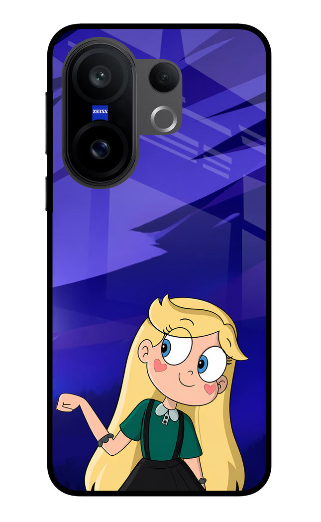 Star Glow Vivo X200 FE Glass Case