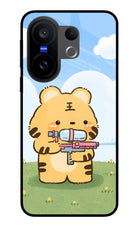 Tiger Treat Vivo X200 FE Glass Case