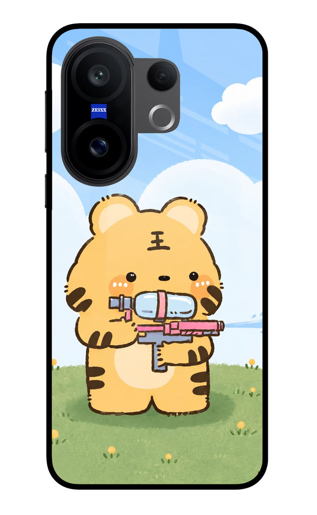 Tiger Treat Vivo X200 FE Glass Case